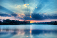 Centered Sunset